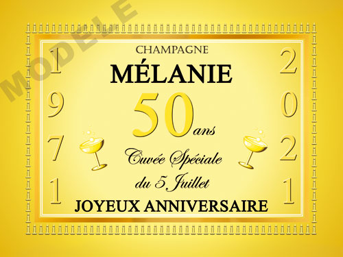 Etiquettes De Champagne Anniversaire Can 03 Image Mp