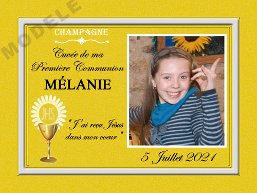 etiquette de champagne personnalisable pour communion com 02