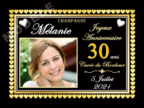 etiquette de champagne personnalisable pour anniversaire can 08