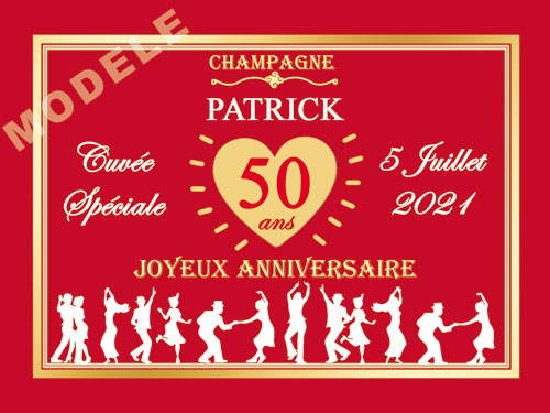 etiquette de champagne personnalisable pour anniversaire can 09