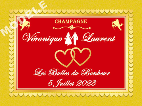 étiquette champagne mariage ema 37