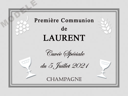 etiquette de champagne personnalisable pour communion com 04