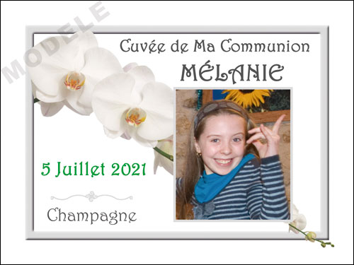 etiquette de champagne personnalisable pour communion com 08