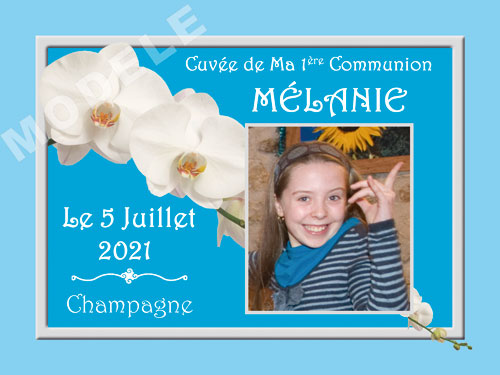 etiquette de champagne personnalisable pour communion com 09