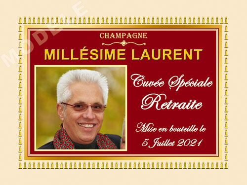 etiquette champagne retraite ret 17
