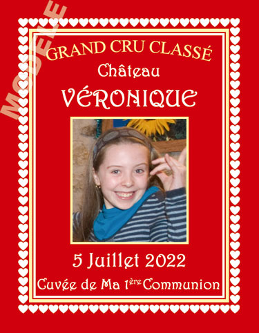 étiquette de vin communion vcom 21