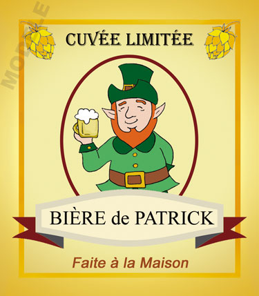 étiquette de bière personnalisable bir 01