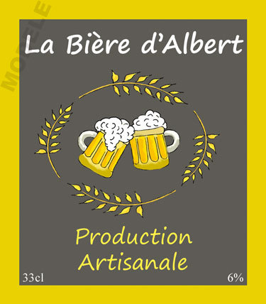 étiquette de bière personnalisable bir 06