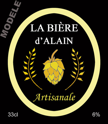 étiquette de bière personnalisable bir 07