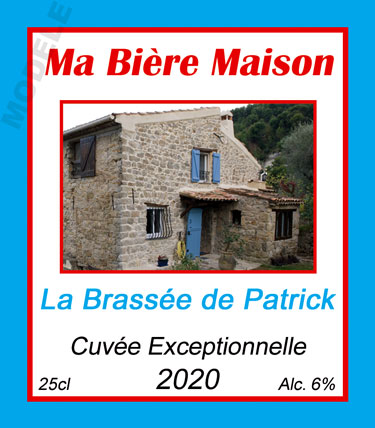 étiquette personnalisée pour bouteille de bière bir 13