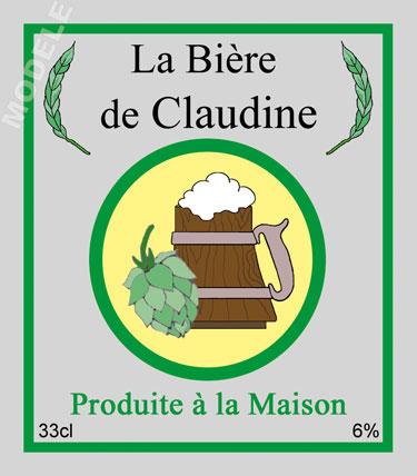 étiquette pour bouteille de bière d’anniversaire bir 21